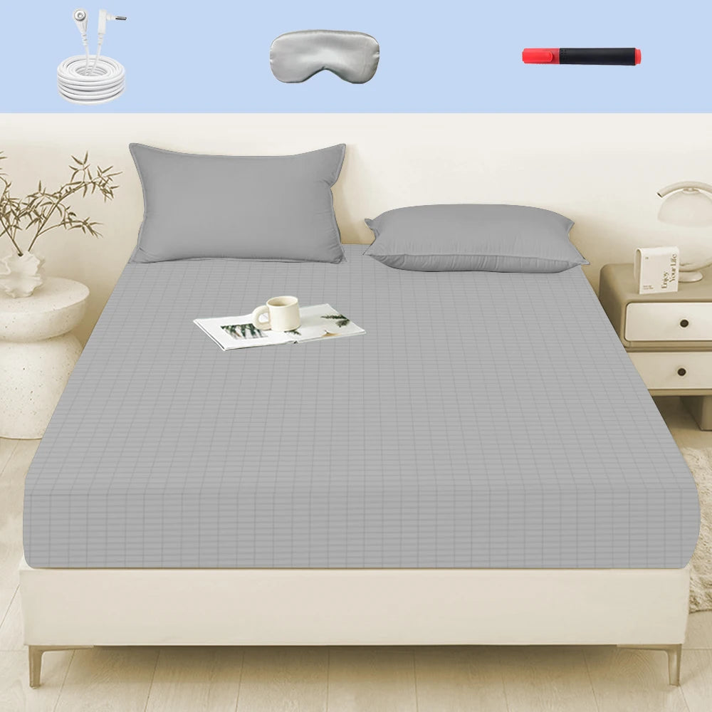 Dreamora Earthing Sheet with Silver Cotton for Better Sleep™