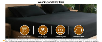 Dreamora Earthing Sheet with Silver Cotton for Better Sleep™